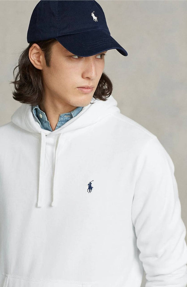 Polo hoodie ابيض