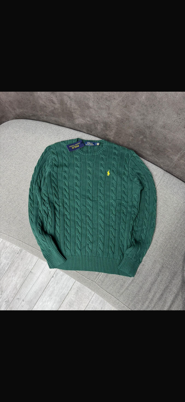 Polo sweater اخضر