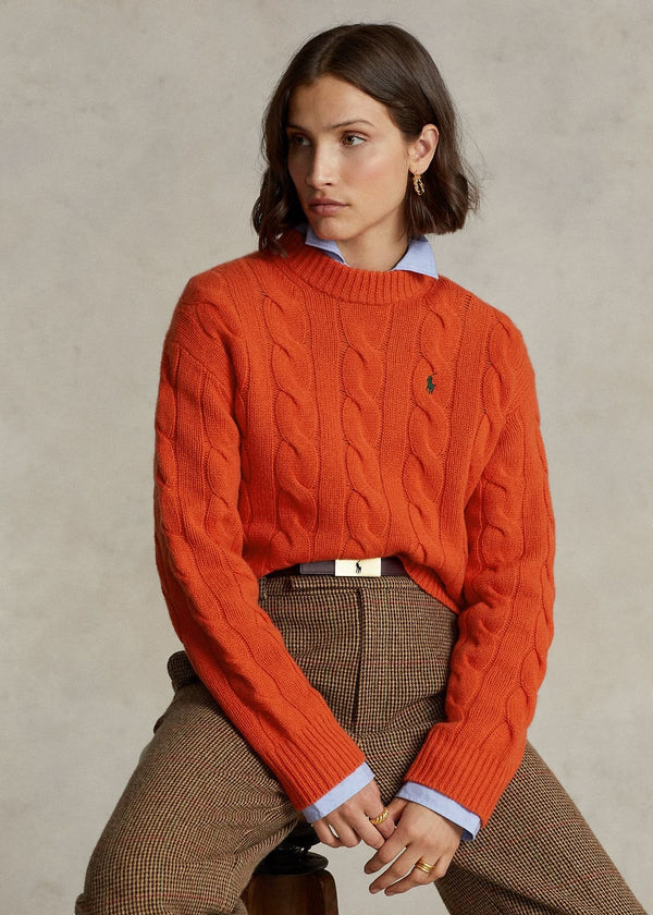 Polo sweater برتقالي