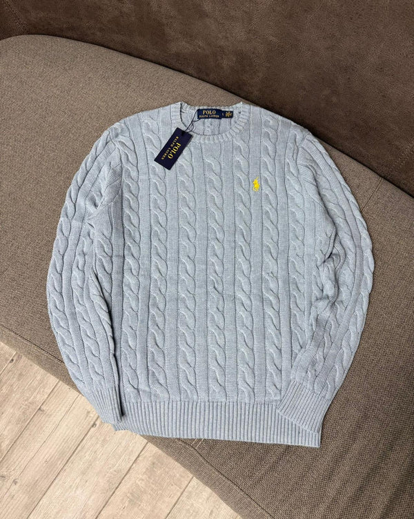 Polo sweater ازرق سماوي